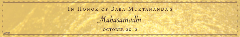 Baba Muktananda's Mahasamadhi