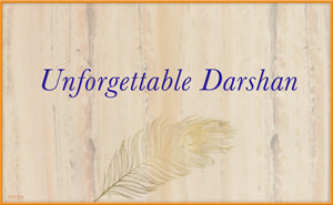 Unforgettable Darshan
