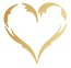 motif golden heart