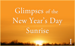 Glimpses of the New Year’s Day Sunrise 2021