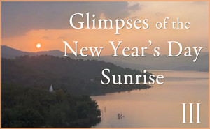 Glimpses of the New Year’s Day Sunrise 2022 III