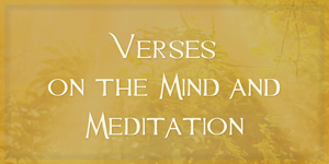 Scriptural Verses On The Mind and Meditation