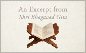 An Excerpt from Shri Bhagavad Gita