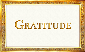 Gratitude - English