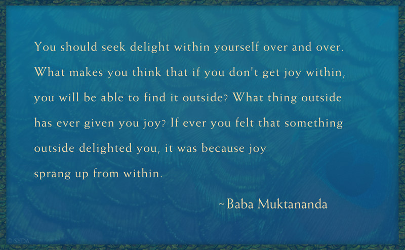 Baba Muktananda's Teaching - I