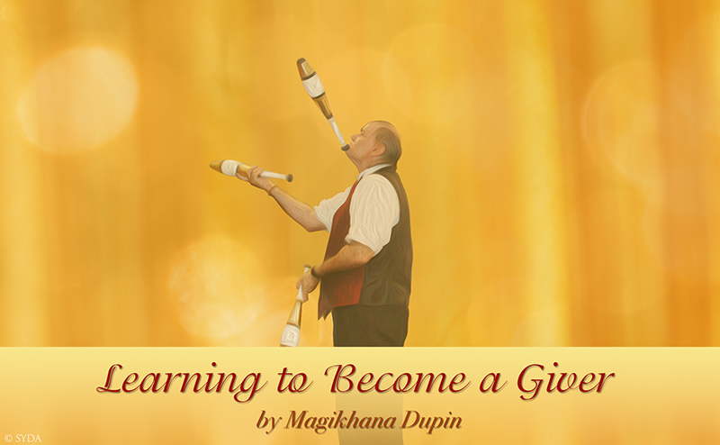 Learning to Become a Giver