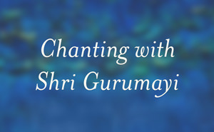 Chanting with Gurumayi