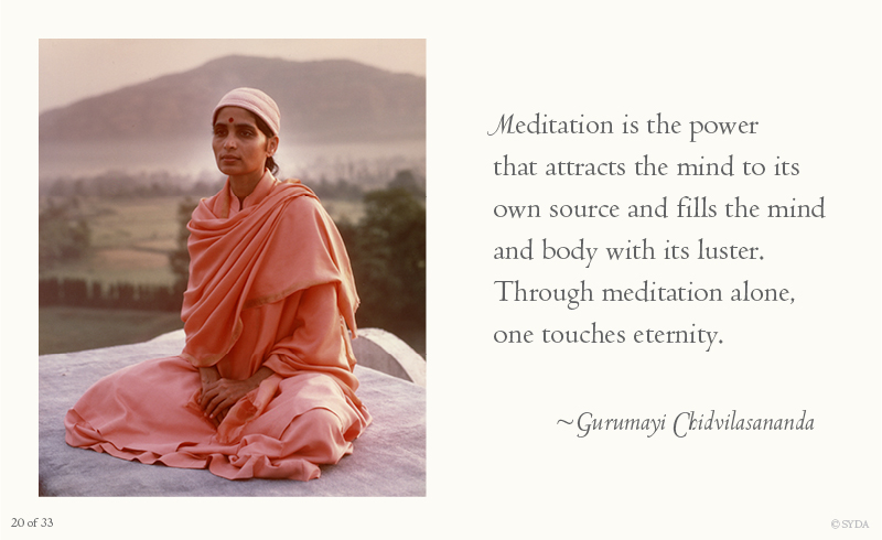 Gurumayi's Darshan and Wisdom - 20
