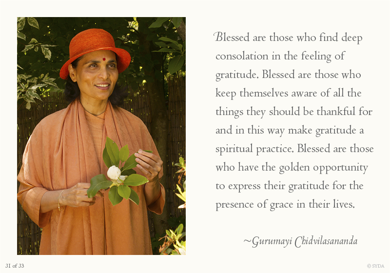 Gurumayi's Darshan and Wisdom - 31