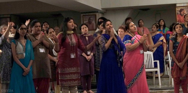 Paricipants in GSP sing Jyota se Jyota