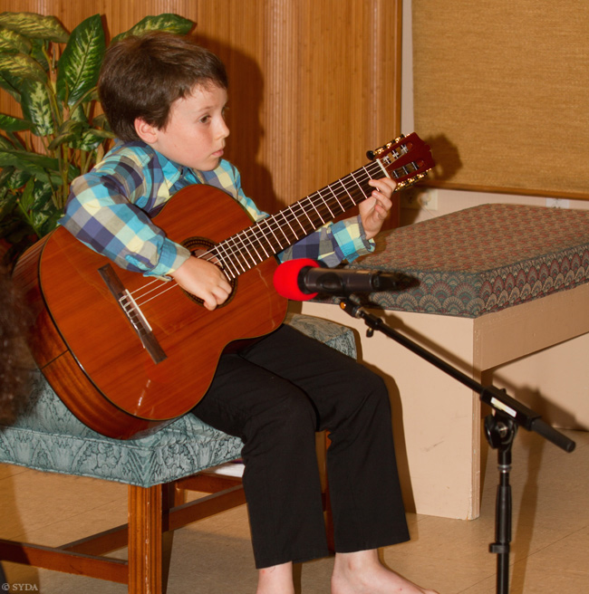 young guitarist