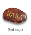 Stone with Baba written