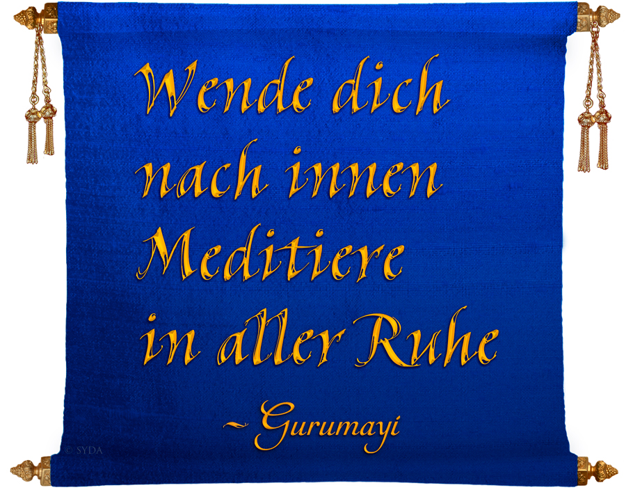 Gurumayi's Message for 2015 - German