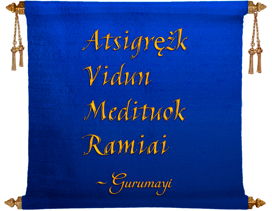 Gurumayi's Message for 2015 - Lithuanian