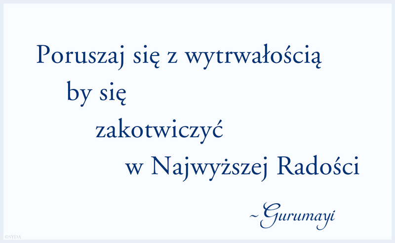 Gurumayi's Message for 2016 - Polish