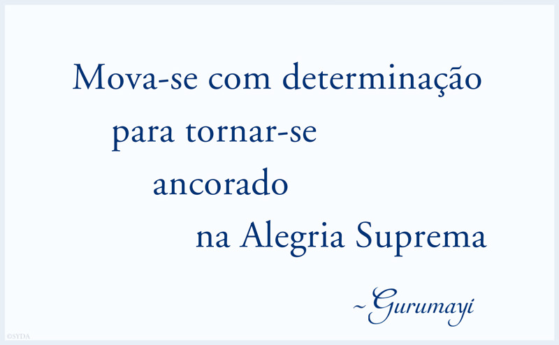 Gurumayi's Message for 2016 - Portuguese