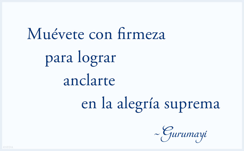 Gurumayi's Message for 2016 - Spanish