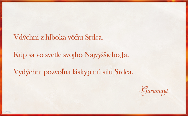 Gurumayi's Message for 2017 - Slovak