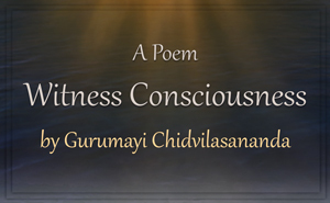 Witness Consciousness by Gurumayi