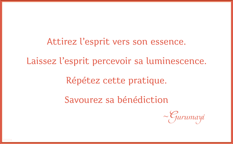 Gurumayi's Message for 2019 - French