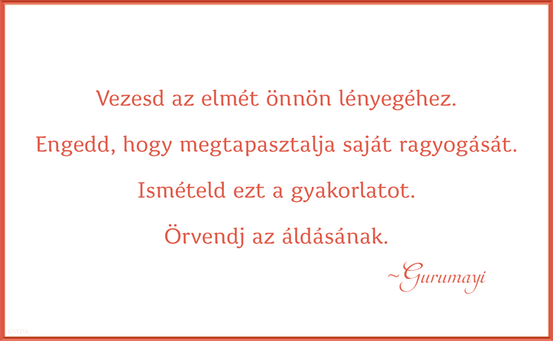 Gurumayi's Message for 2019 - Hungarian