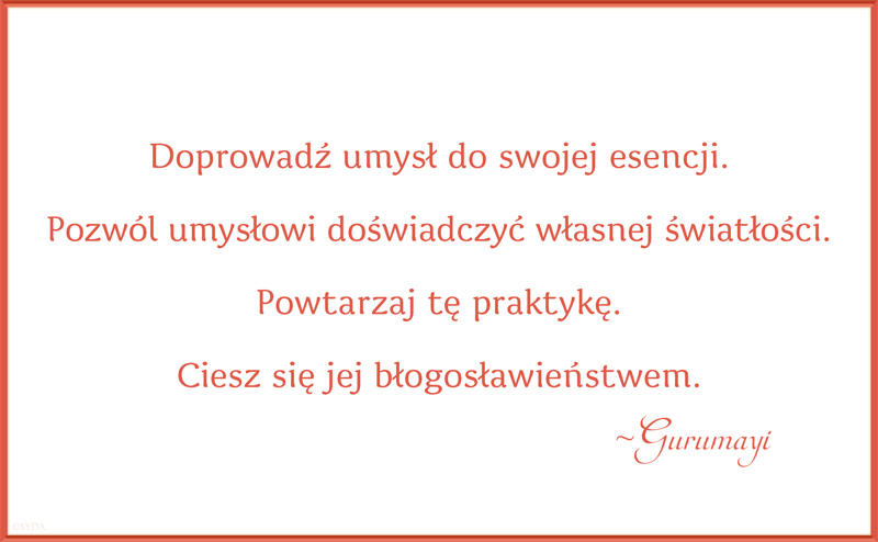 Gurumayi's Message for 2019 - Polish