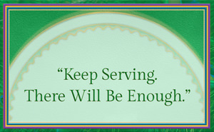 Story of Baba Muktananda: Keep serving. There will be enough.