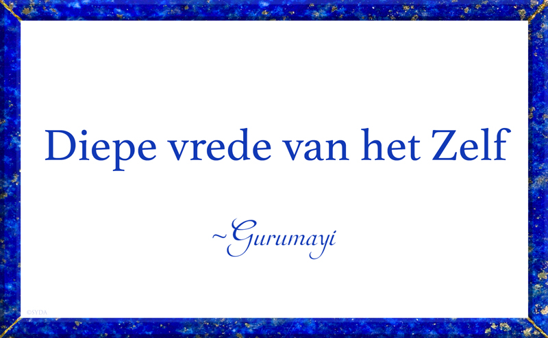 Gurumayi's Message for 2020 - Dutch