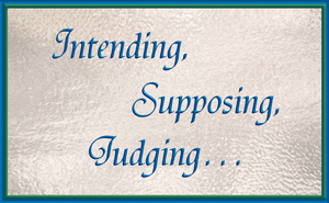 Intending, Supposing, Judging...