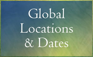 Global Locations and Dates for Workshops on Gurumayi's Message 2024