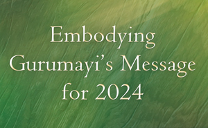 Workshops on Gurumayi's Message 2024